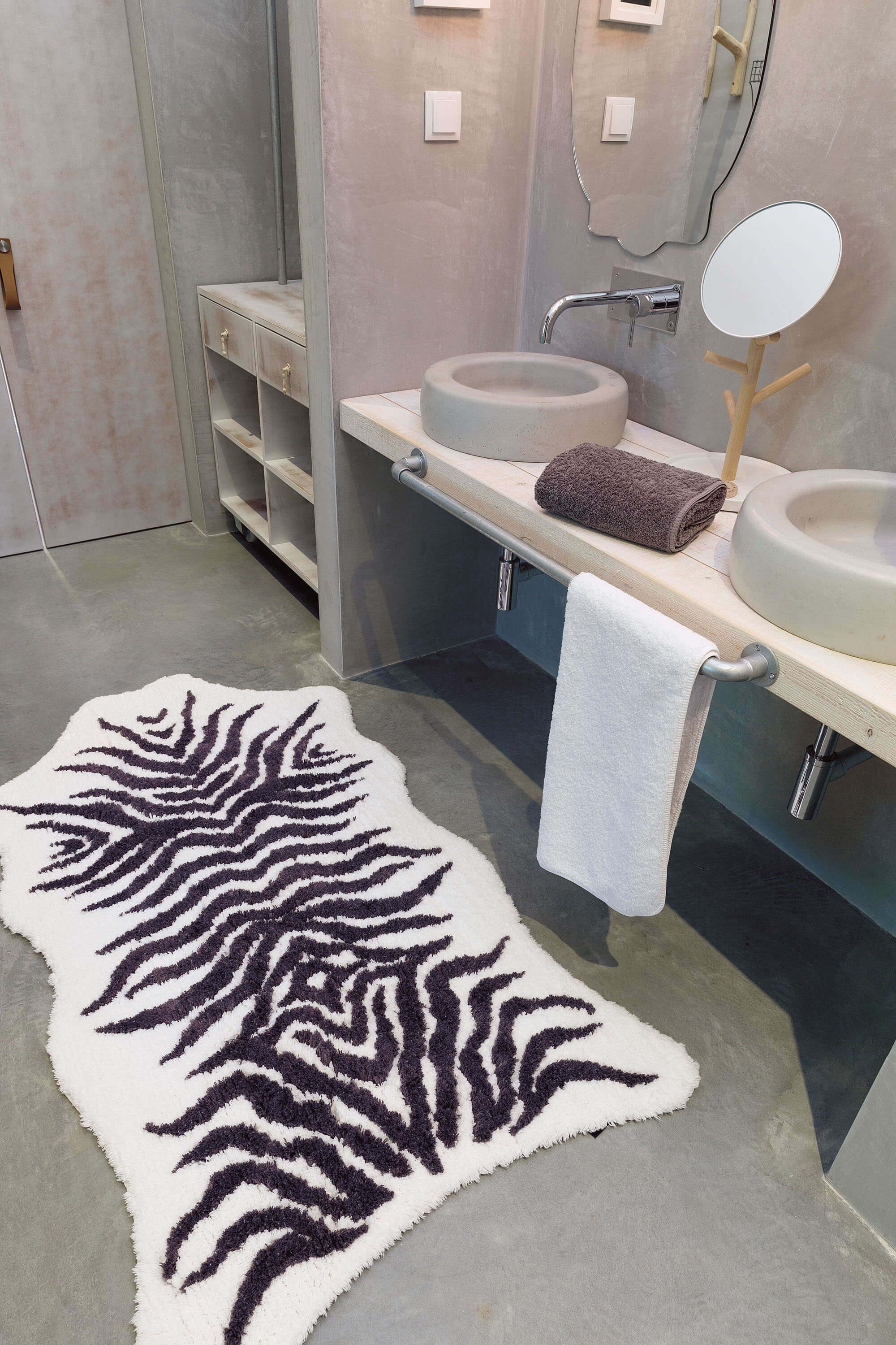 Коврик для ванной Mountain Zebra
