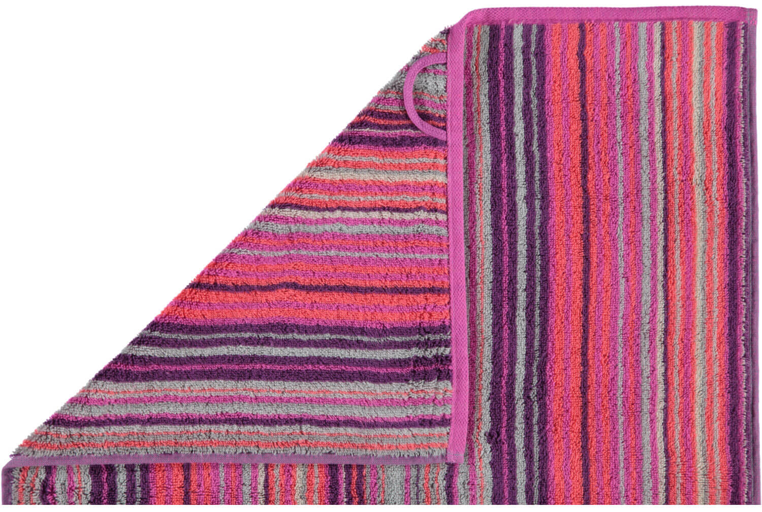 Полотенце в полоску Two-Tone Stripes Beere