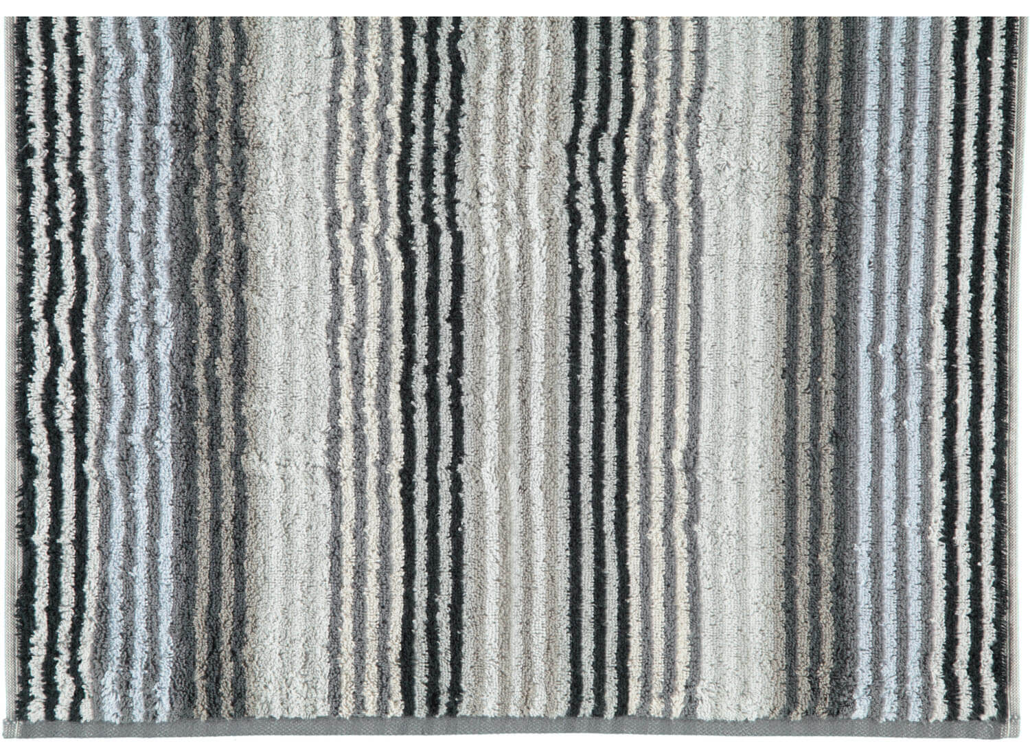Махровое полотенце Unique Stripes Anthrazit ☞ Размер: 70 x 140 см