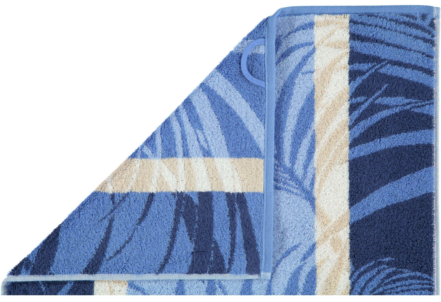 Махровое полотенце Riva Jacquard Blau