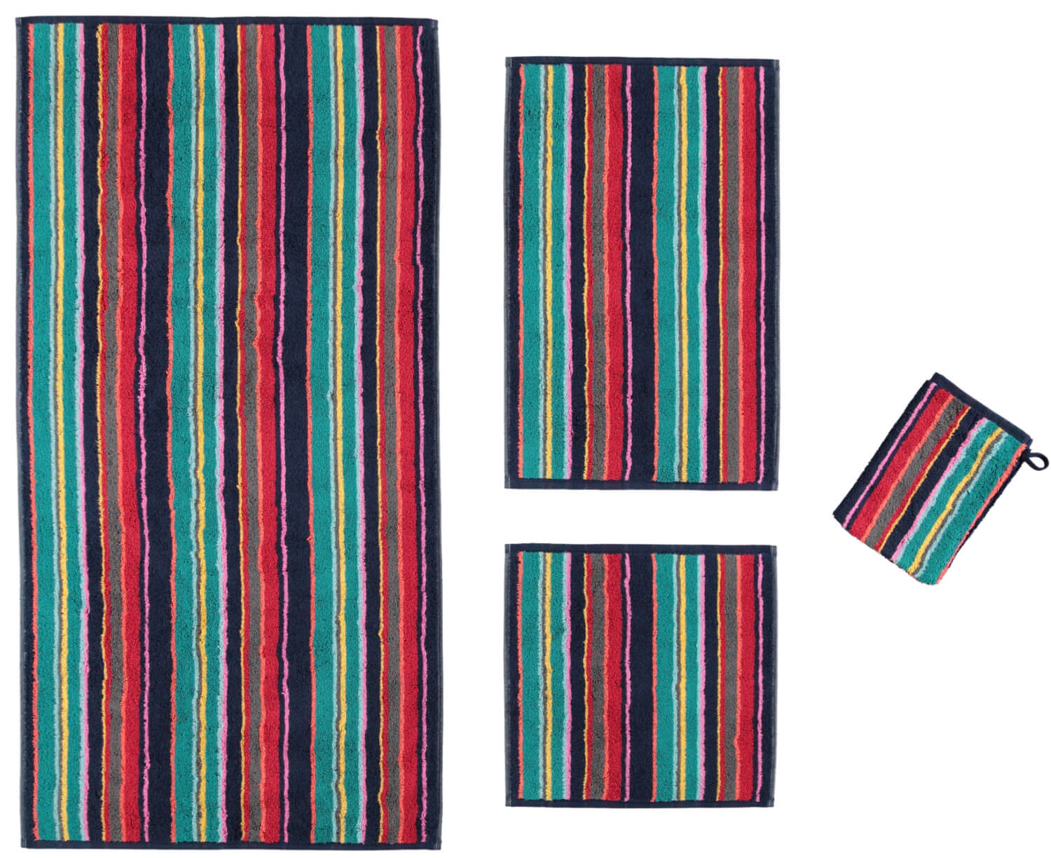 Полотенце из египетского хлопка Opal Stripes Multi