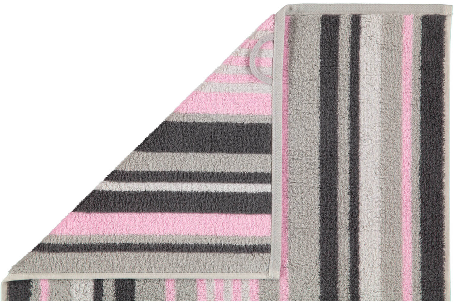 Махровое полотенце Level Stripes Pink