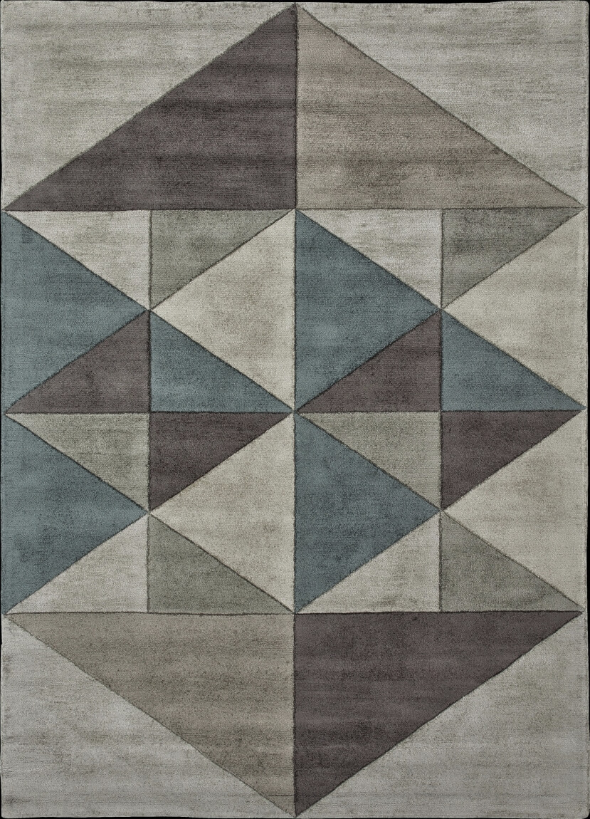 Італійський килим преміум класу Triangles Cielo