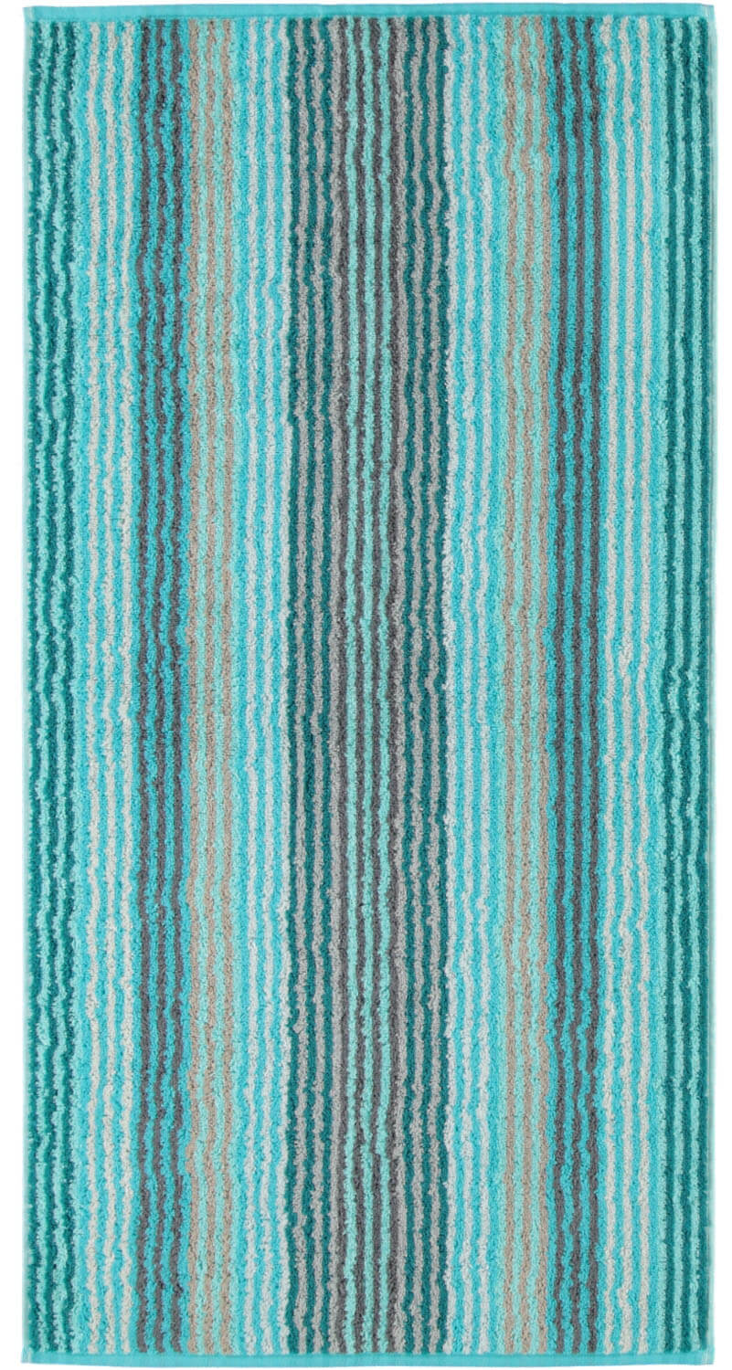 Махровое полотенце Unique Stripes Turkis ☞ Размер: 70 x 140 см