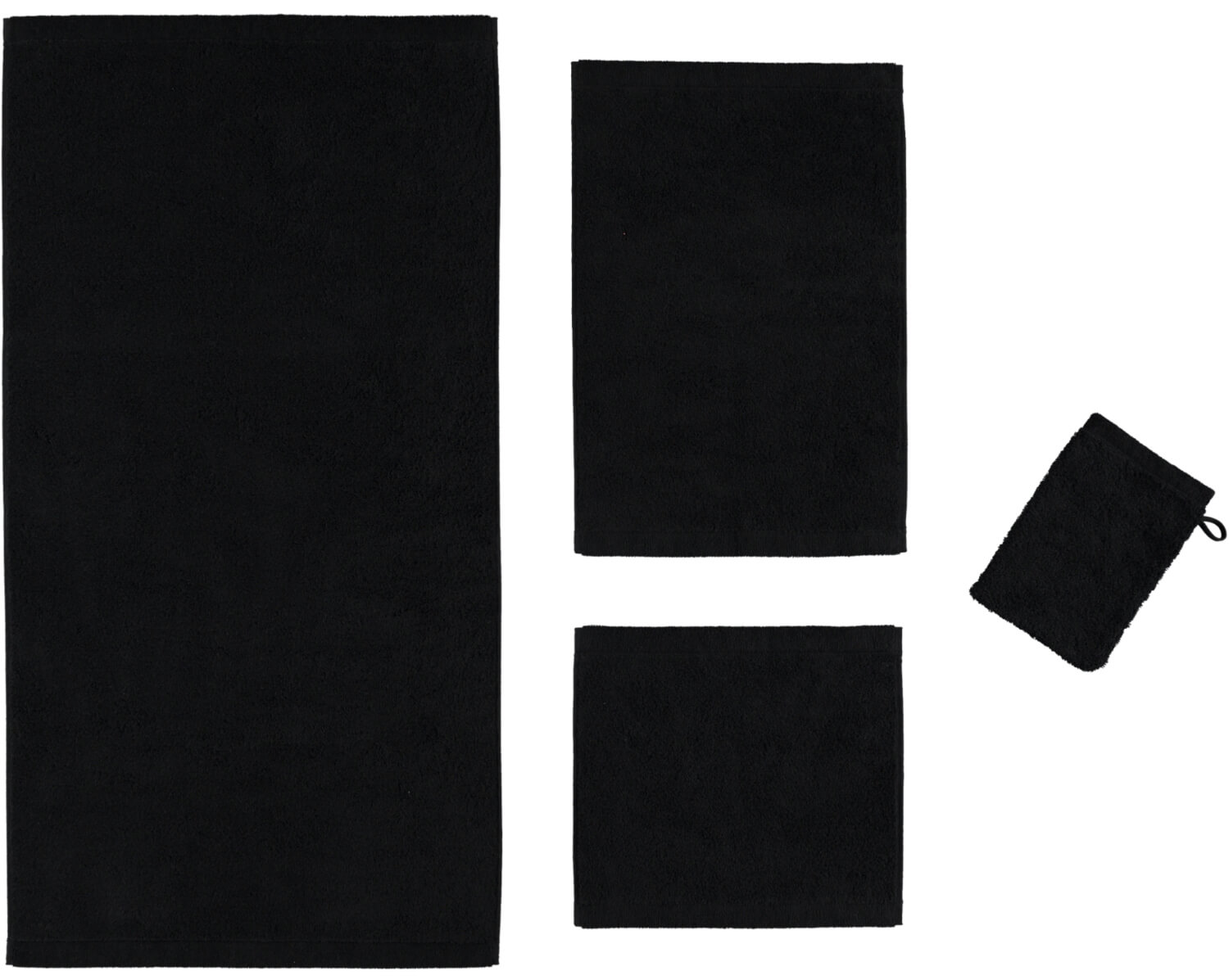 Банное полотенце Lifestyle Schwarz (7007-906) ☞ Размер: 30 x 50 см