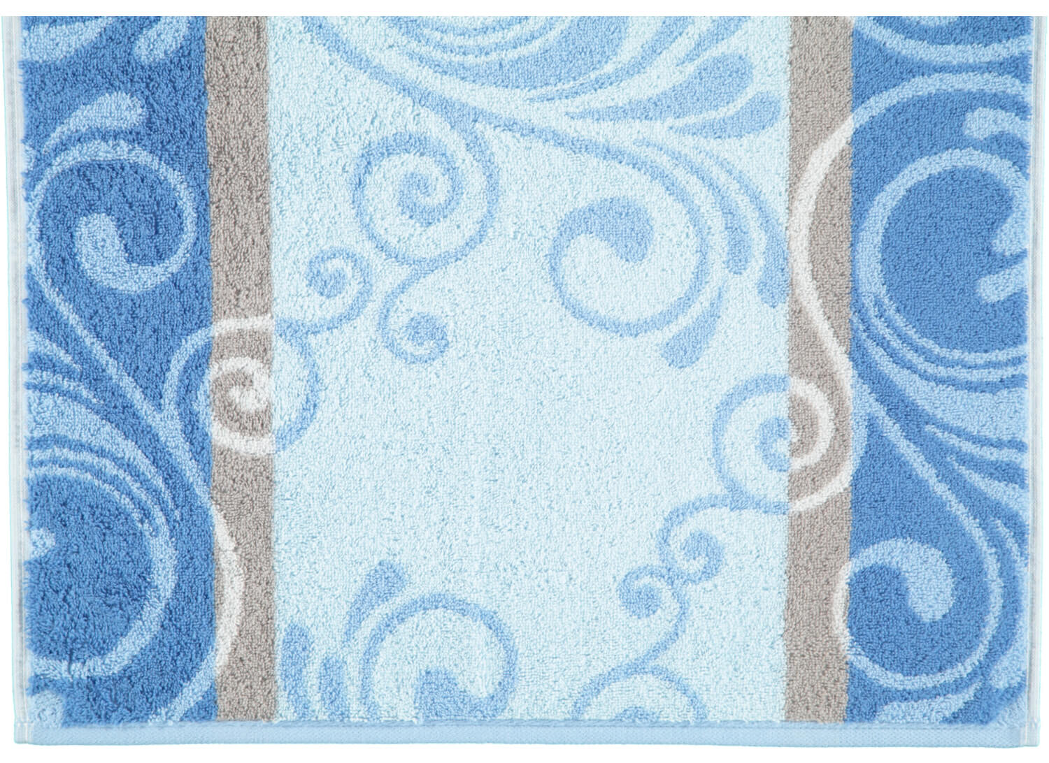 Полотенце из 100% хлопка Florentine Ornament Blau (196-11)