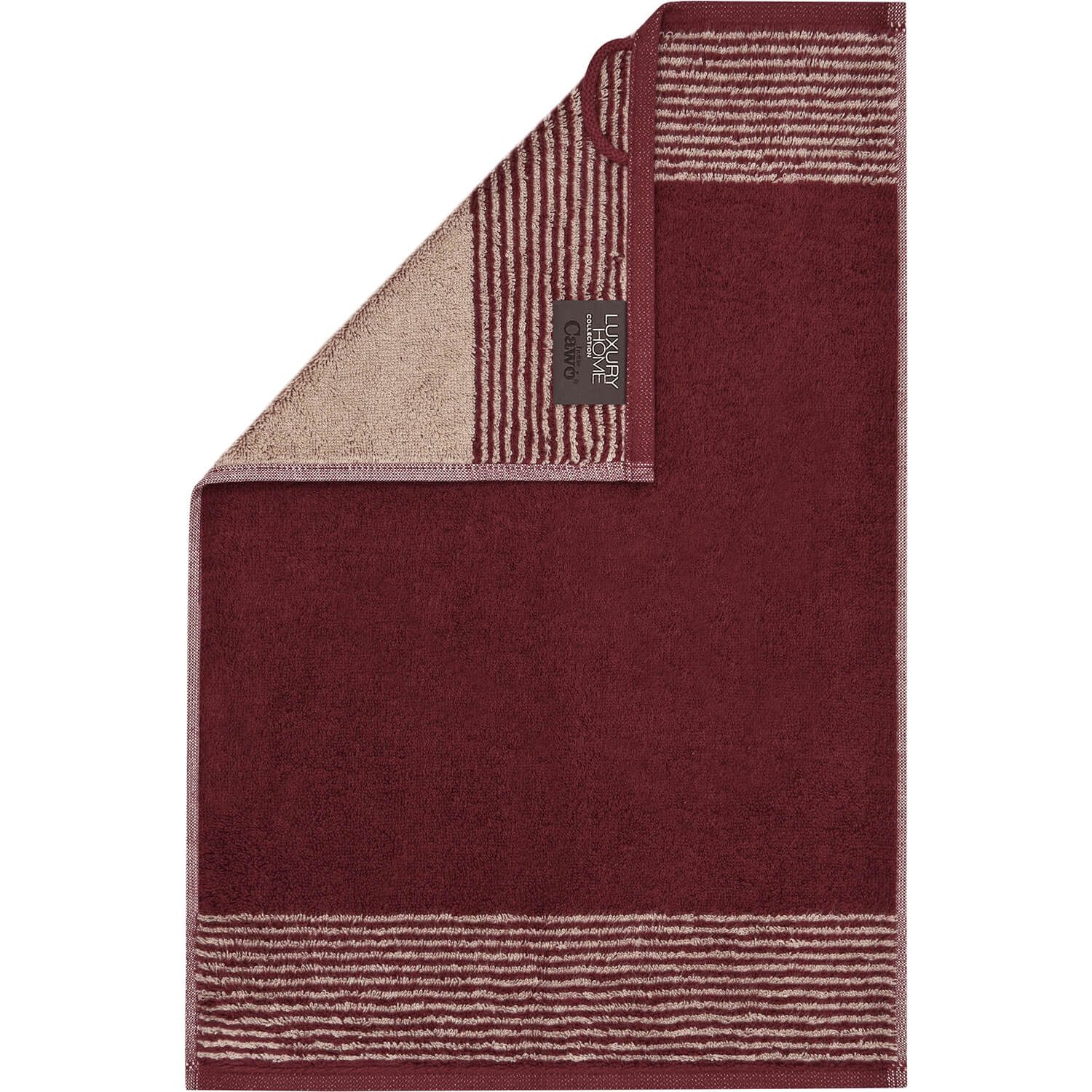 Махровое полотенеце Two-Tone Bordeaux (590-23)