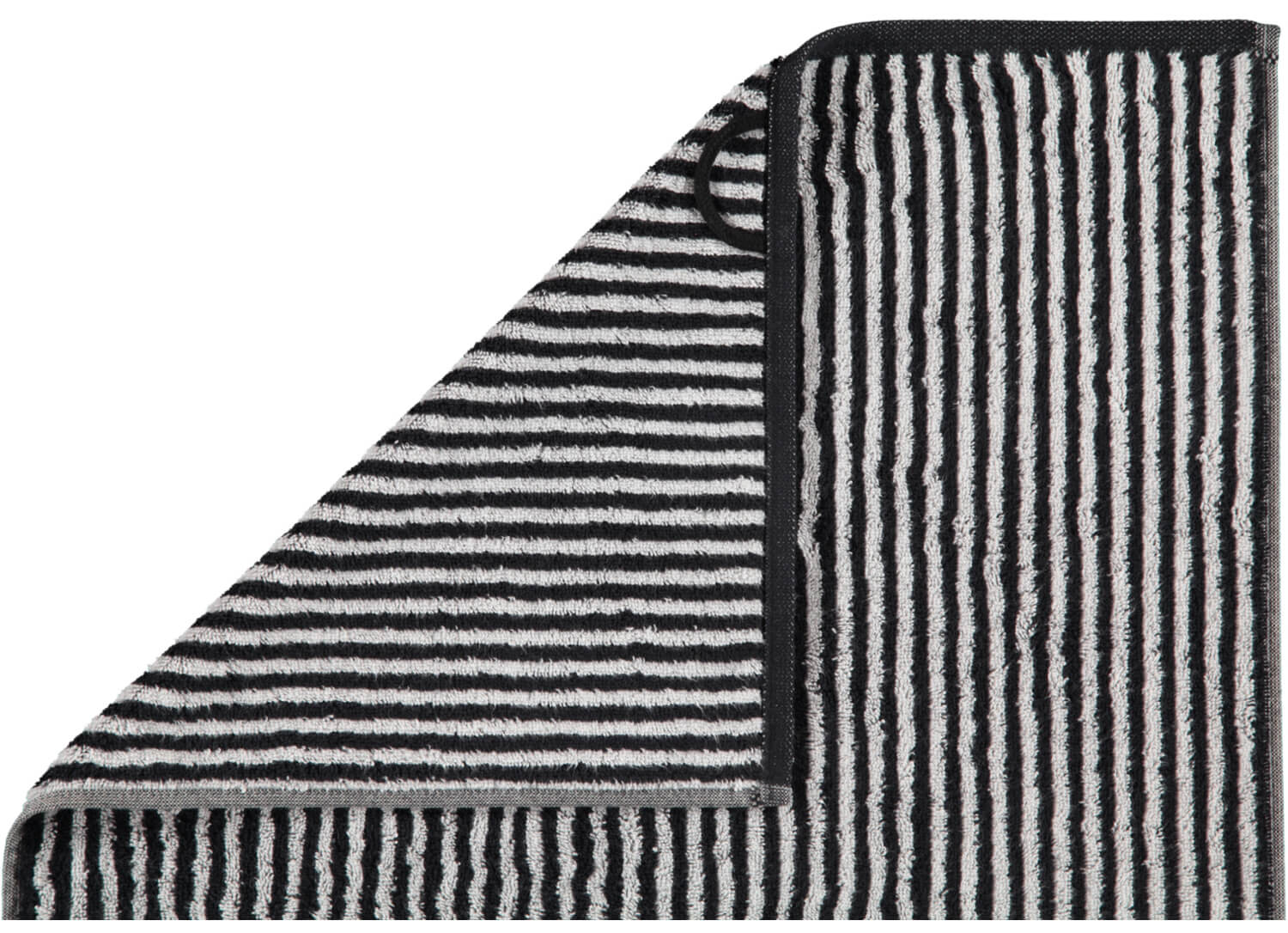 Полотенце махровое Zoom Stripes Schwarz