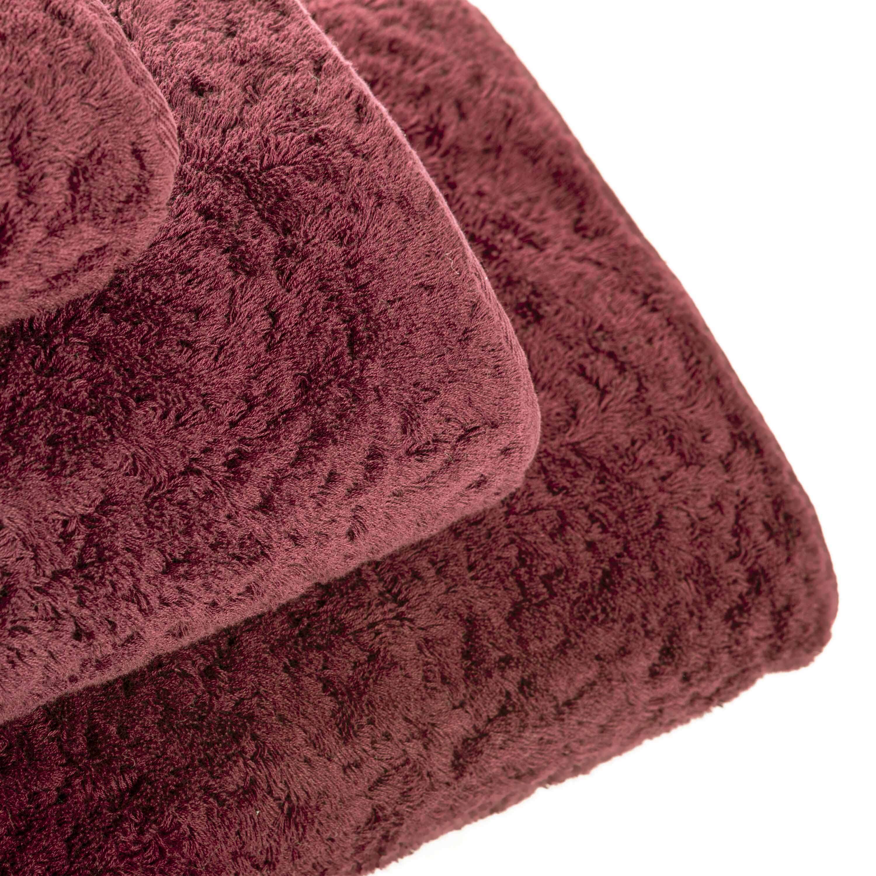 Элитное полотенце Egoist Range Bordeaux ☞ Размер: 17 x 22 см (уголок для купания)
