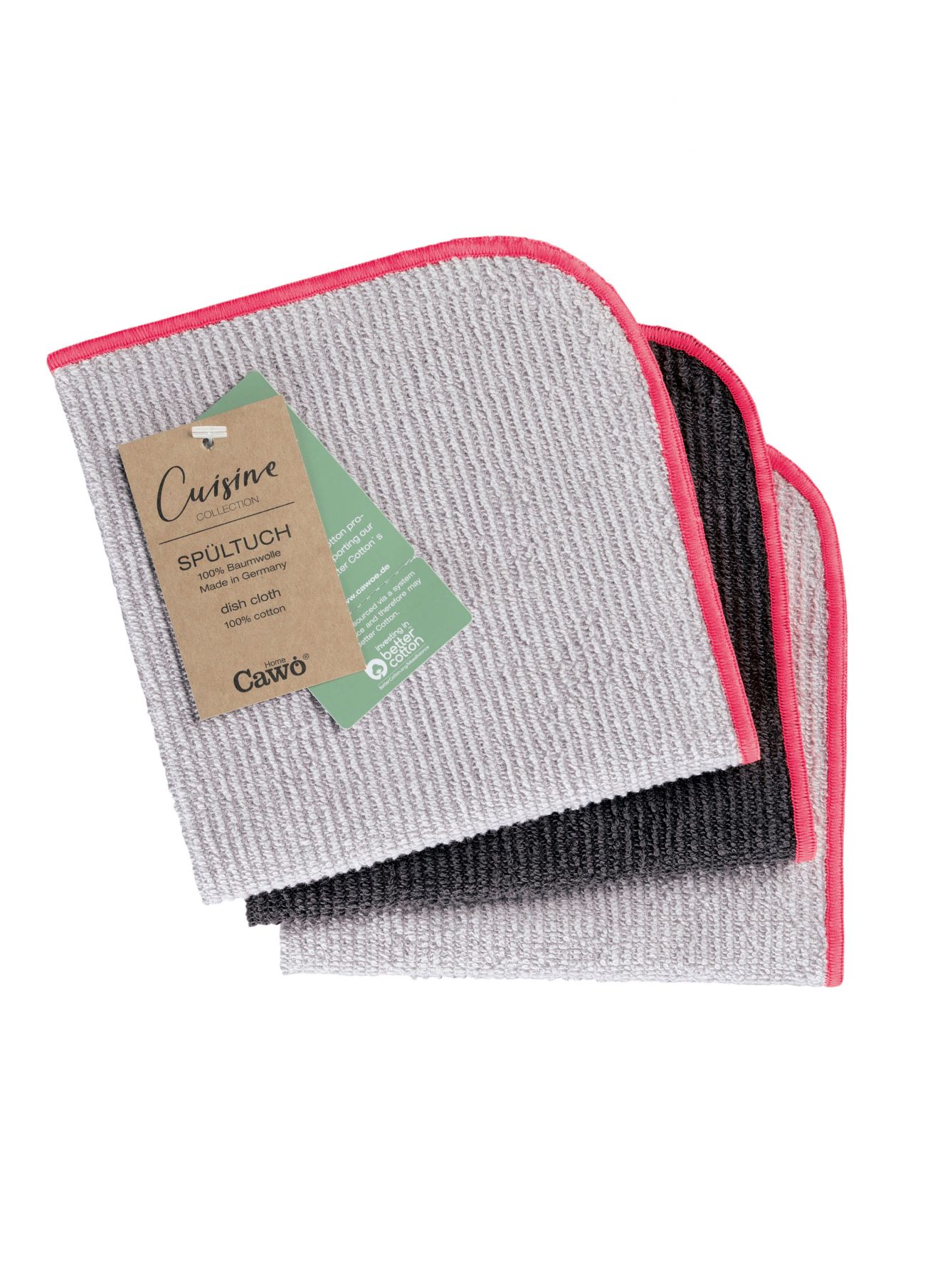 Набор кухонных полотенец Trio Multi (550-72 pink)