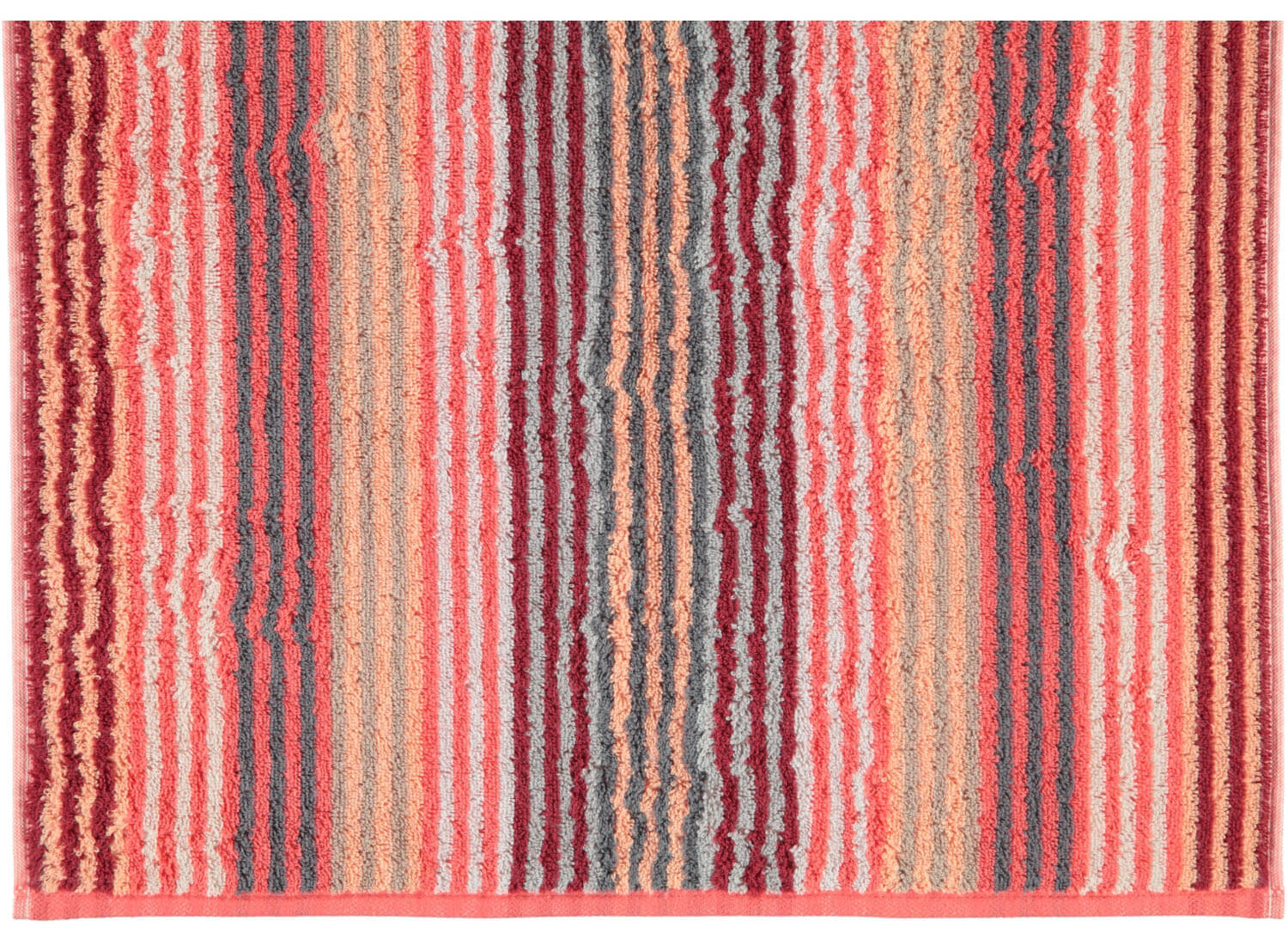 Махровое полотенце Unique Stripes Koralle ☞ Размер: 50 x 100 см