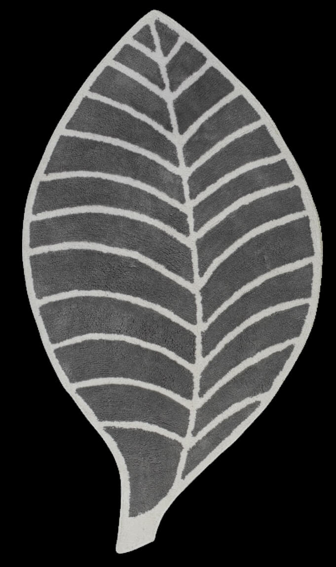 Оригинальный итальянский ковер Leaf Grey/Ivory