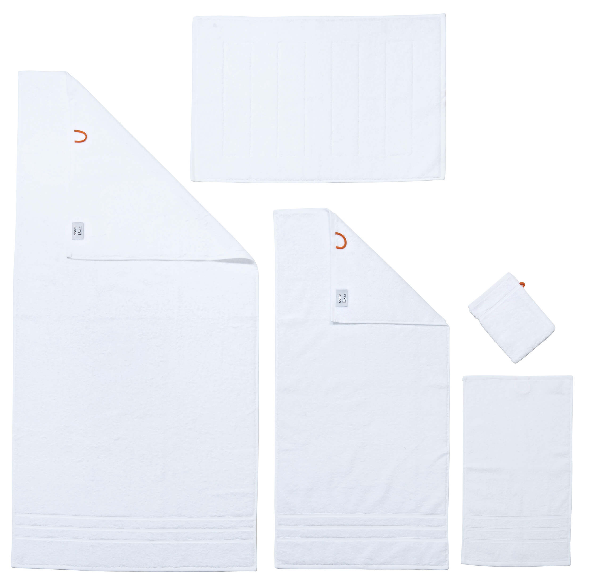 Полотенце махровое Daily Uni Bright White ☞ Размер: 50 x 100 см