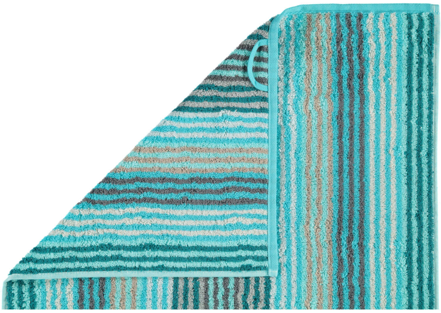 Махровое полотенце Unique Stripes Turkis ☞ Размер: 70 x 140 см