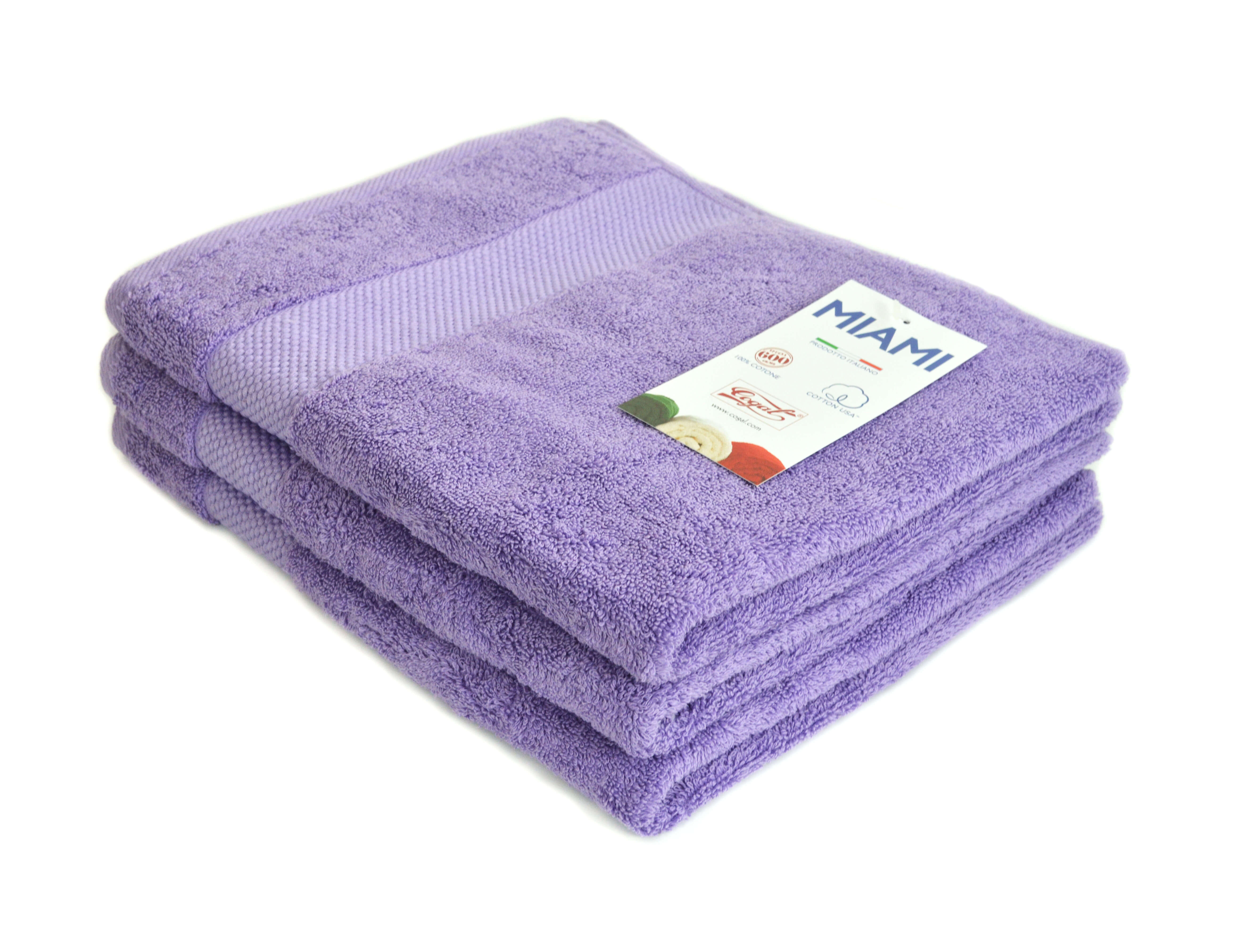 Махровое полотенце Miami Light Purple ☞ Размер: 70 x 140 см