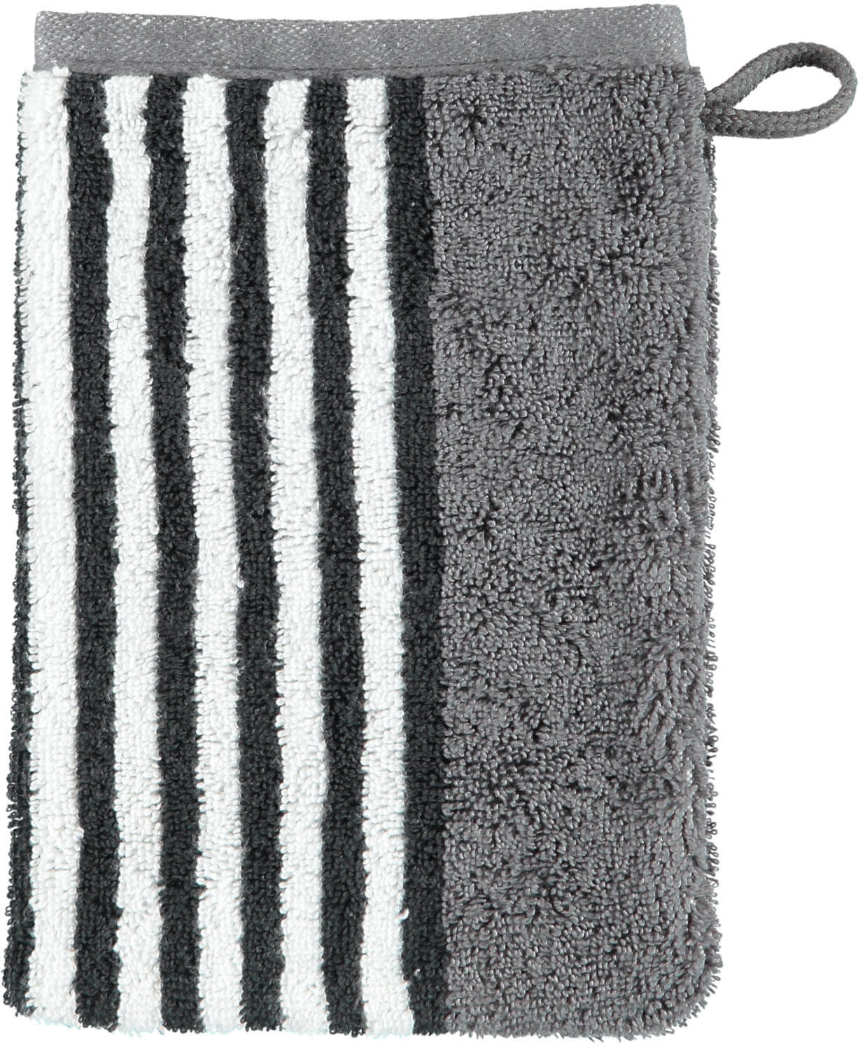 Махровое полотенце Black & White Anthrazit