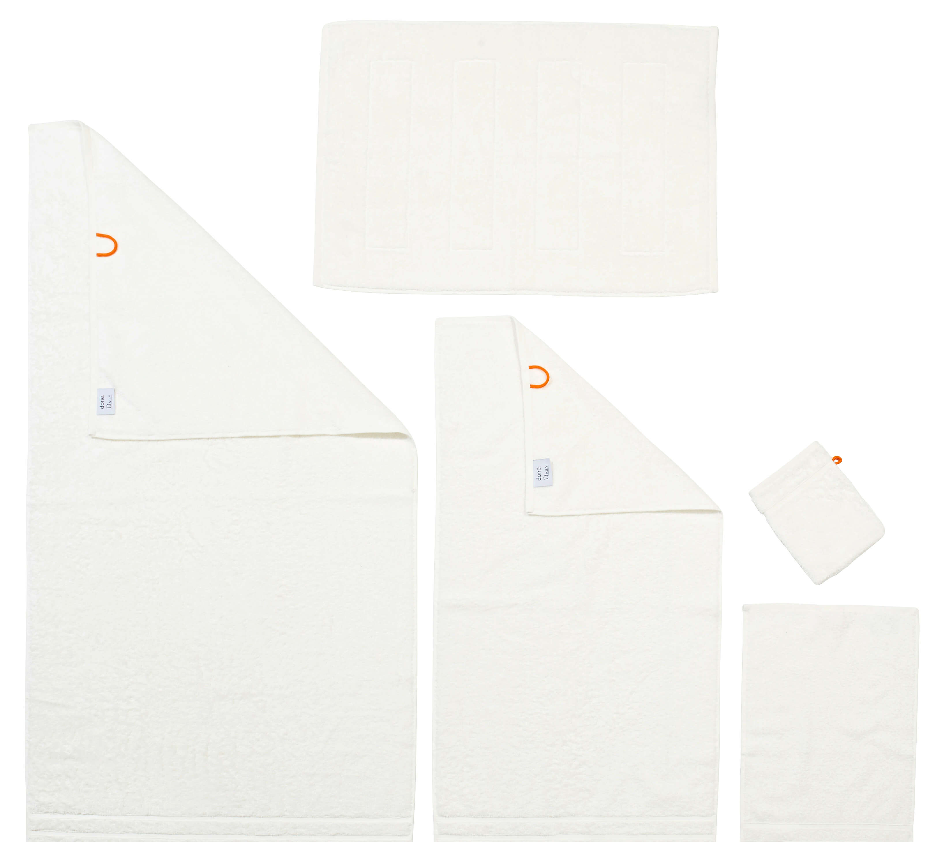 Полотенце однотонное Daily Uni Star White ☞ Размер: 30 x 50 см