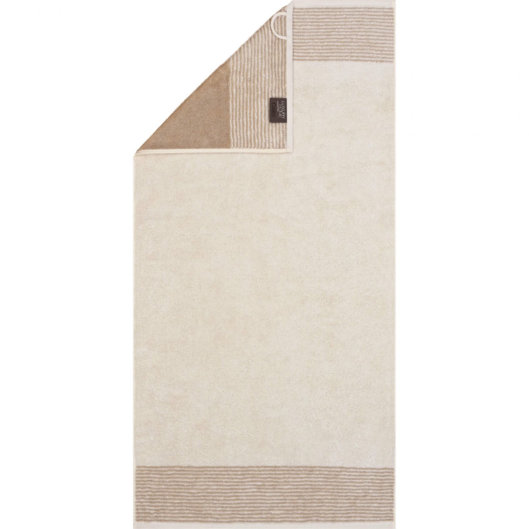 Махровое полотенеце Two-Tone Natur (590-36)