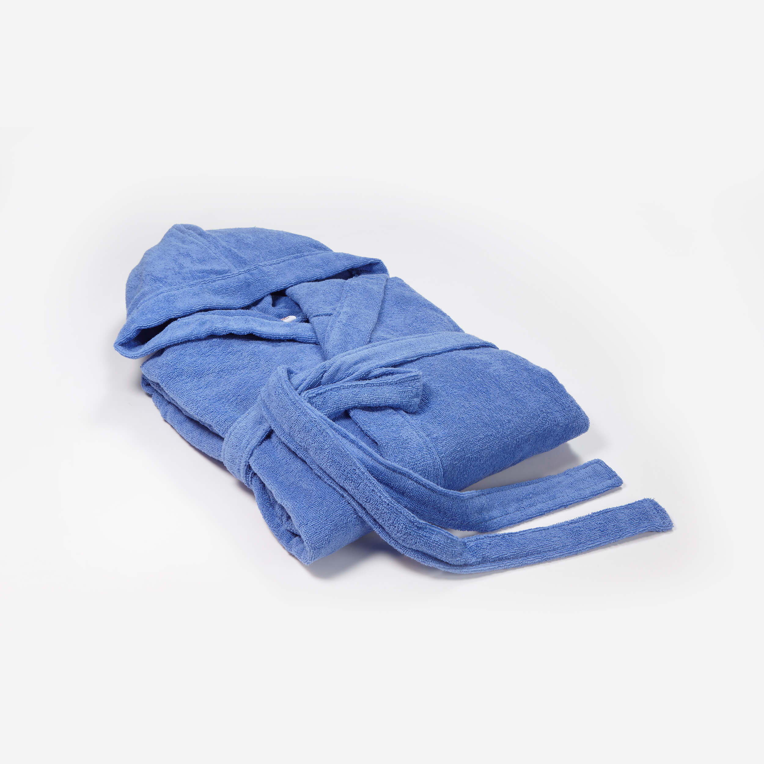 Халат с капюшоном Basic Lavanda Blu Cogal