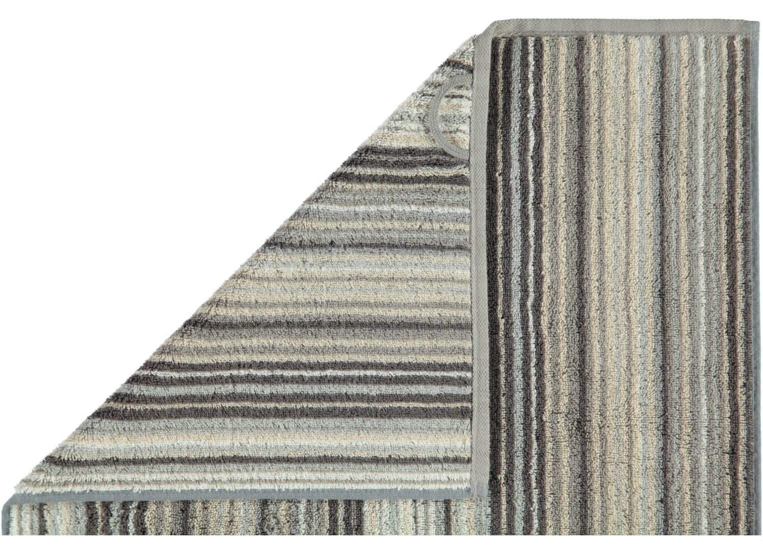 Банное полотенце Two-Tone Stripes Graphit ☞ Размер: 80 x 150 см