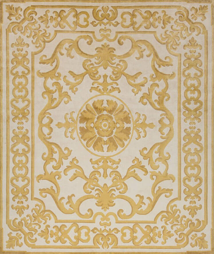 Ковер в современном стиле Pompadour Gold | Размер: 270 x 270 см