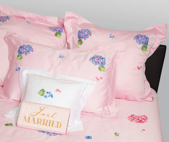 Наволочка Hortensias Pillows Франция ☞ Размер наволочек: 65 x 65 см