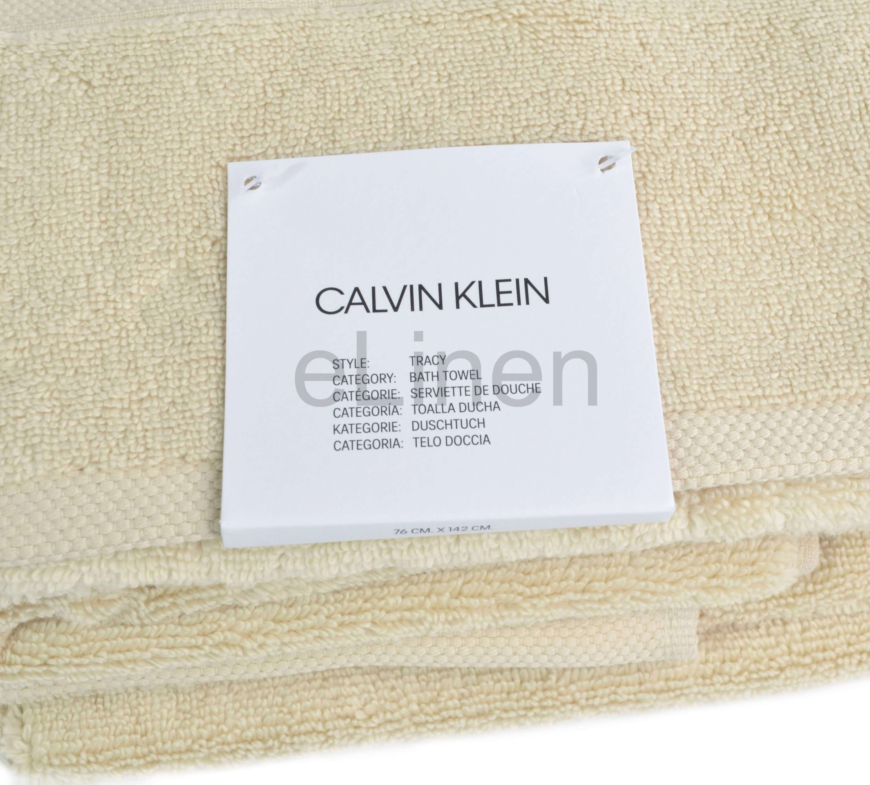 Полотенце Calvin Klein Tracy Beige ☞ Размер: 76 x 142 см