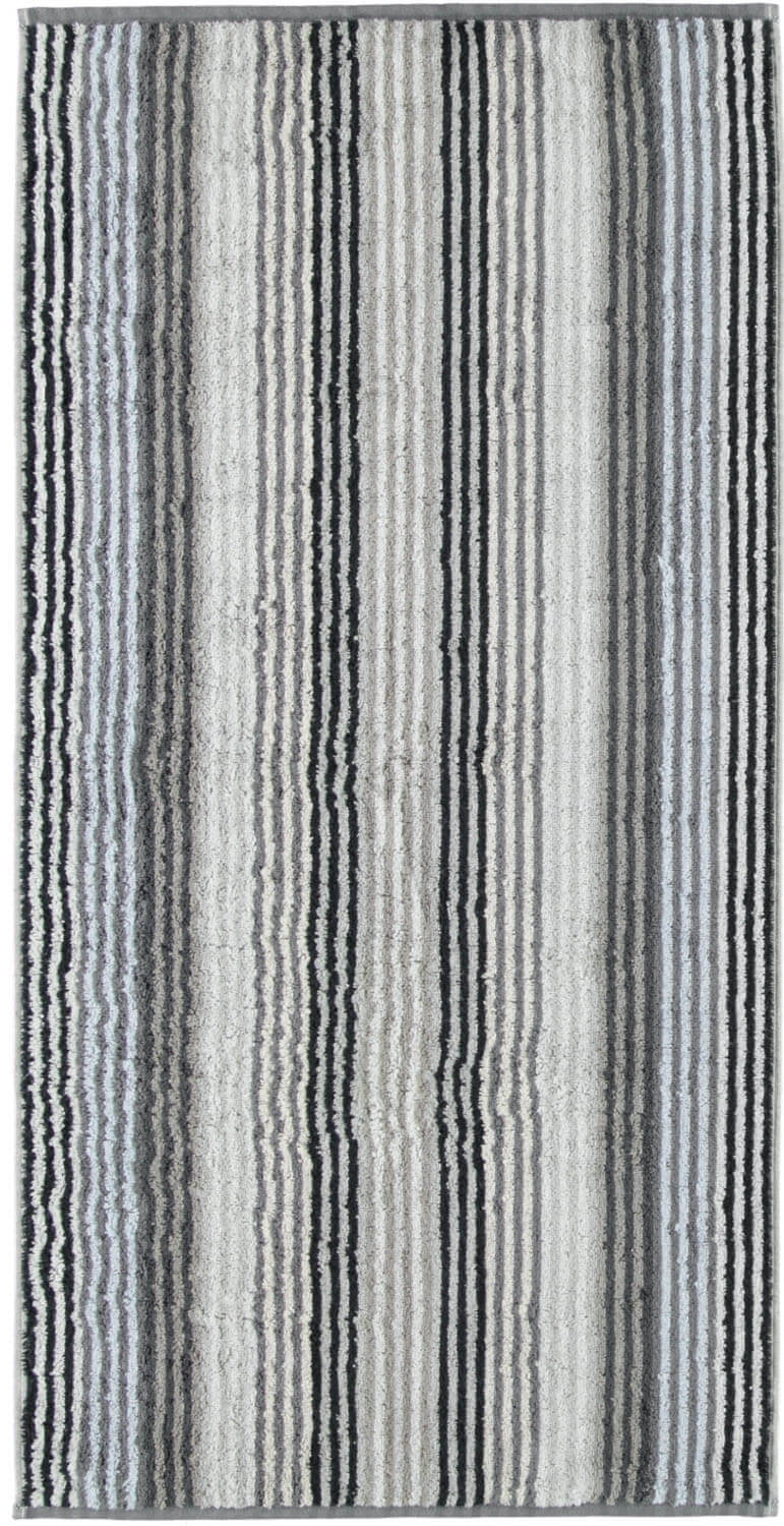 Махровое полотенце Unique Stripes Anthrazit