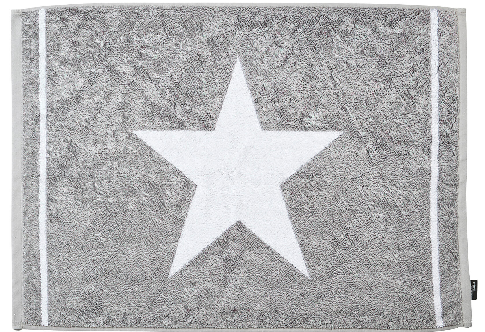 Хлопковый коврик Shapes 1 Star Silver ☞ Размер: 50 x 70 см