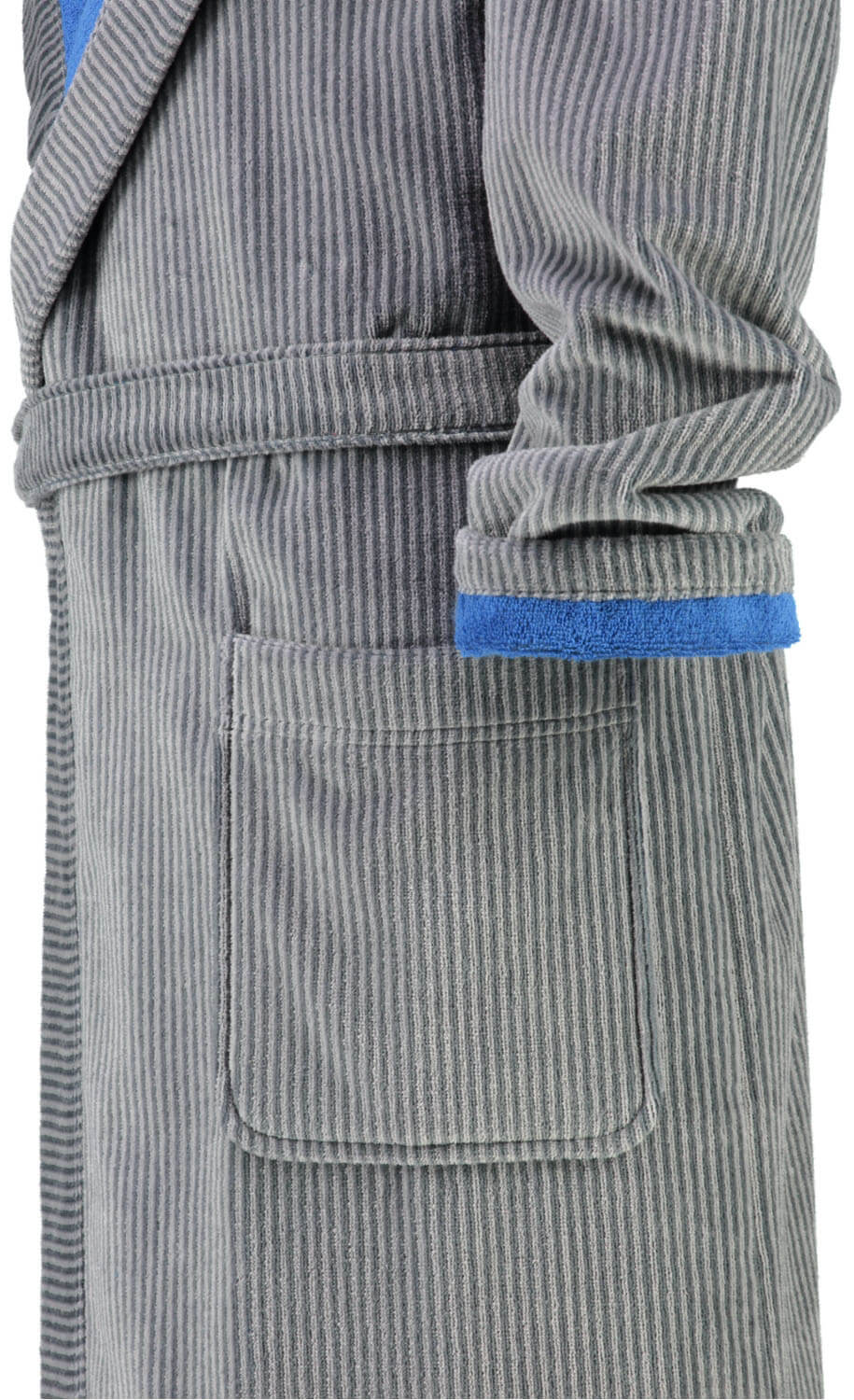 Мужской халат с капюшоном Grau Blau