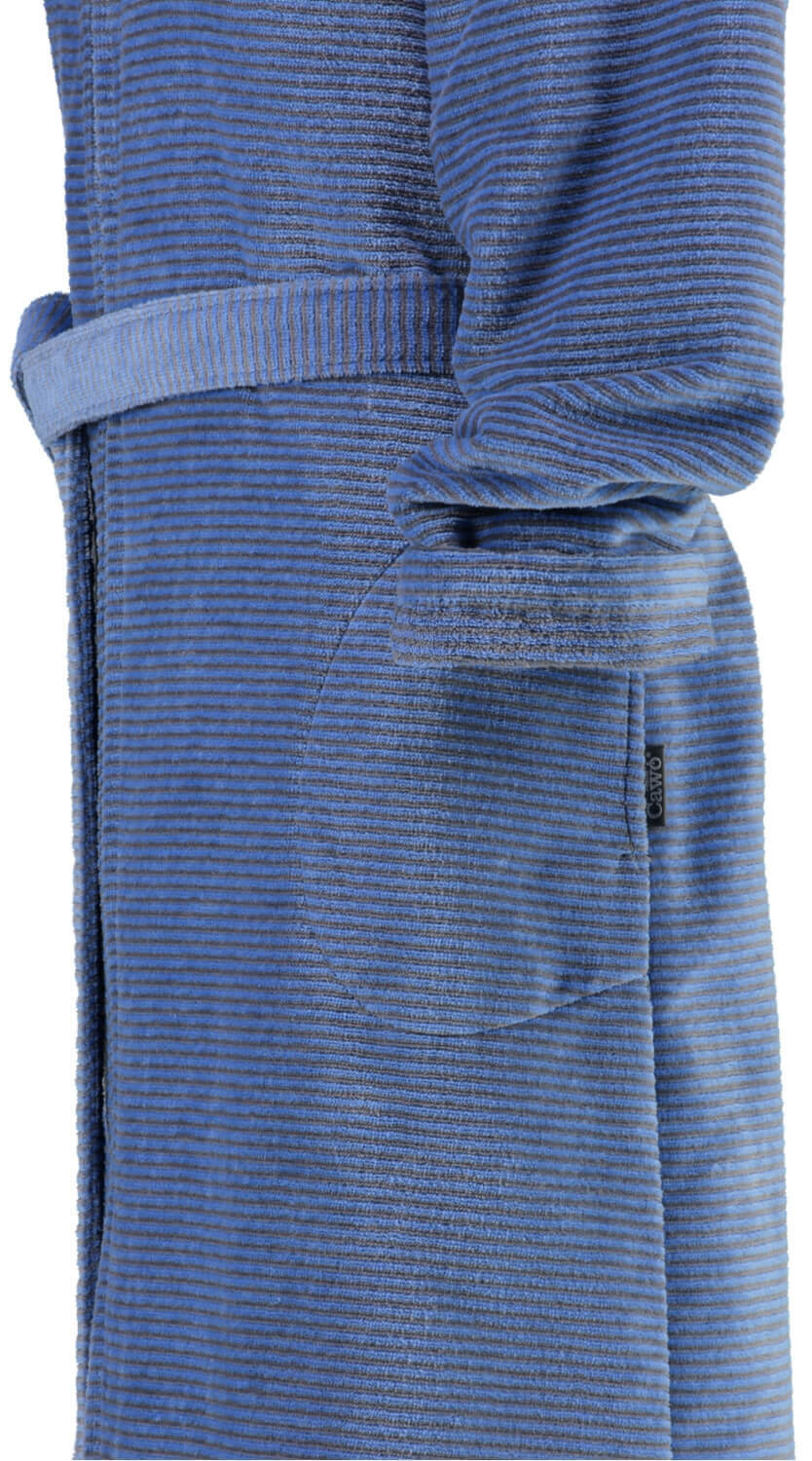 Женский халат Hood Zipper Blau