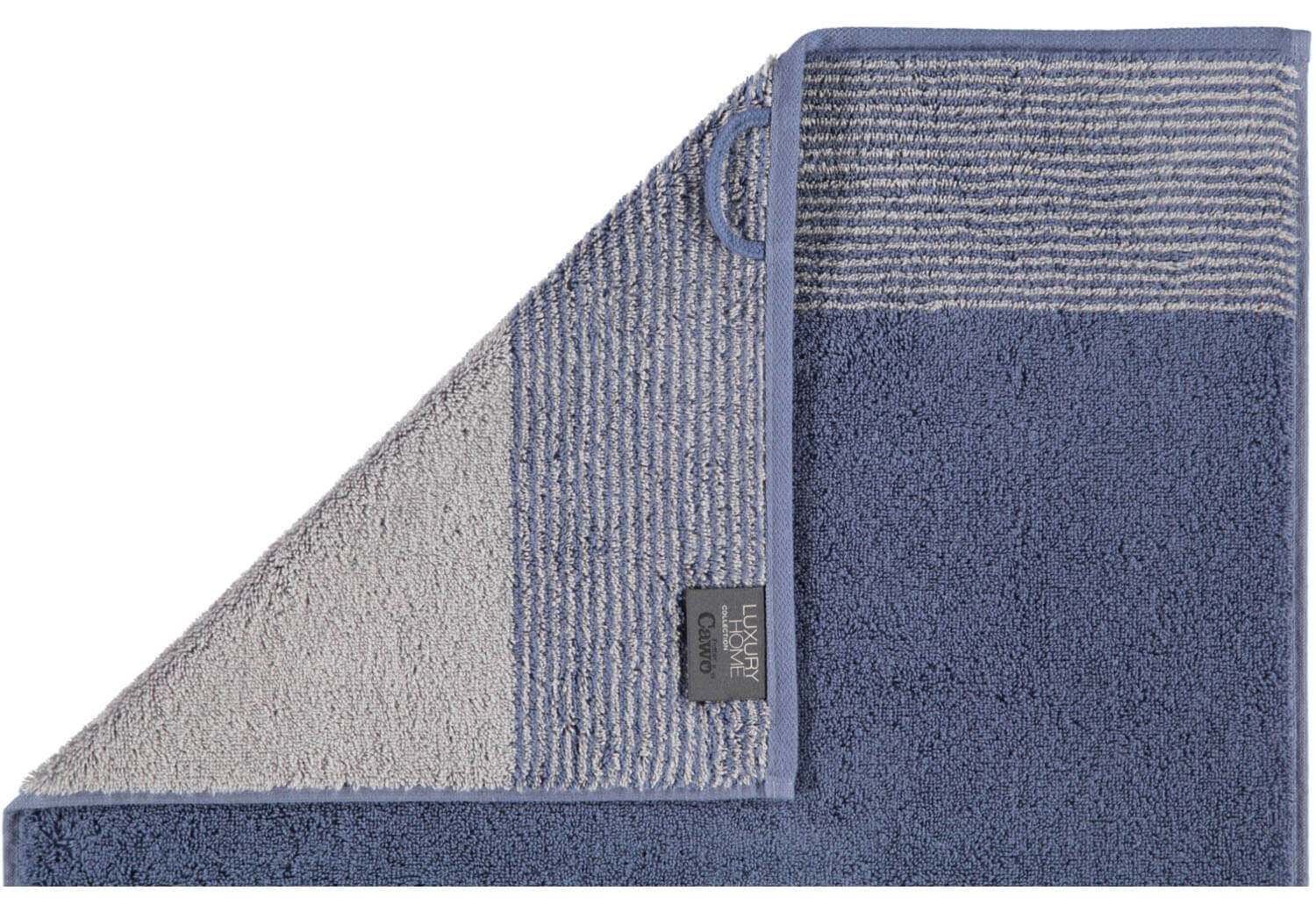 Полотенце Two-Tone Nachtblau Cawo ☞ Размер: 50 x 100 см