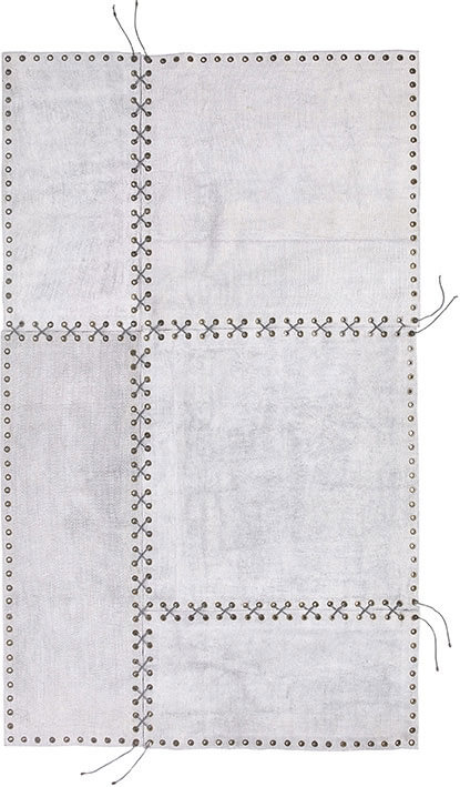 Дизайнерський килим преміум класу Stringhe Ash Grey