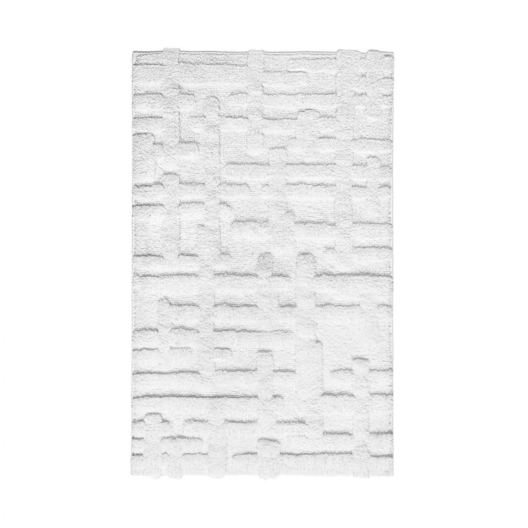 Банный коврик Gaufre White