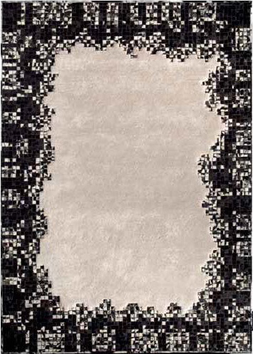Оригинальный ковер Pixels Black & White Guy Laroche