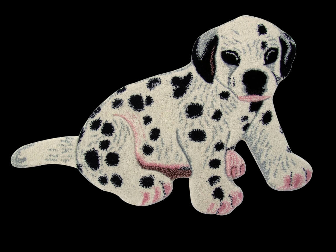 Дизайнерский ковер премиум класса Animals Dog Ivory/Black