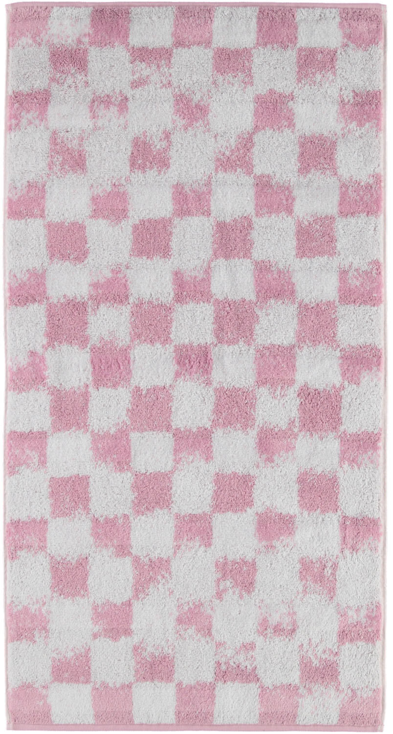 Махровое полотенце Vintage Cubes Pale Pink