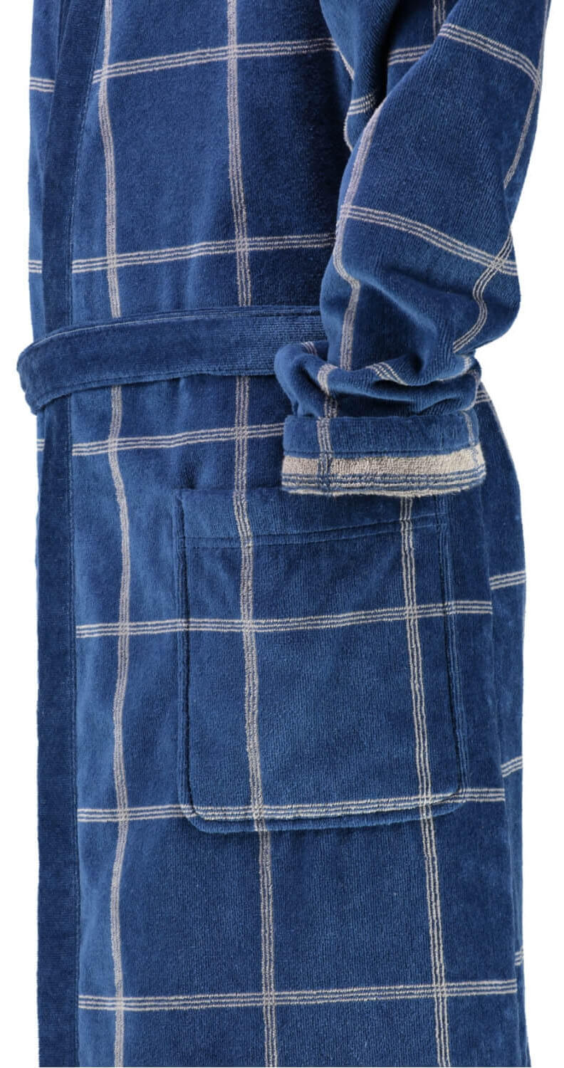 Мужской халат Cawo Kimono Blau (2845) ☞ Размер: 56