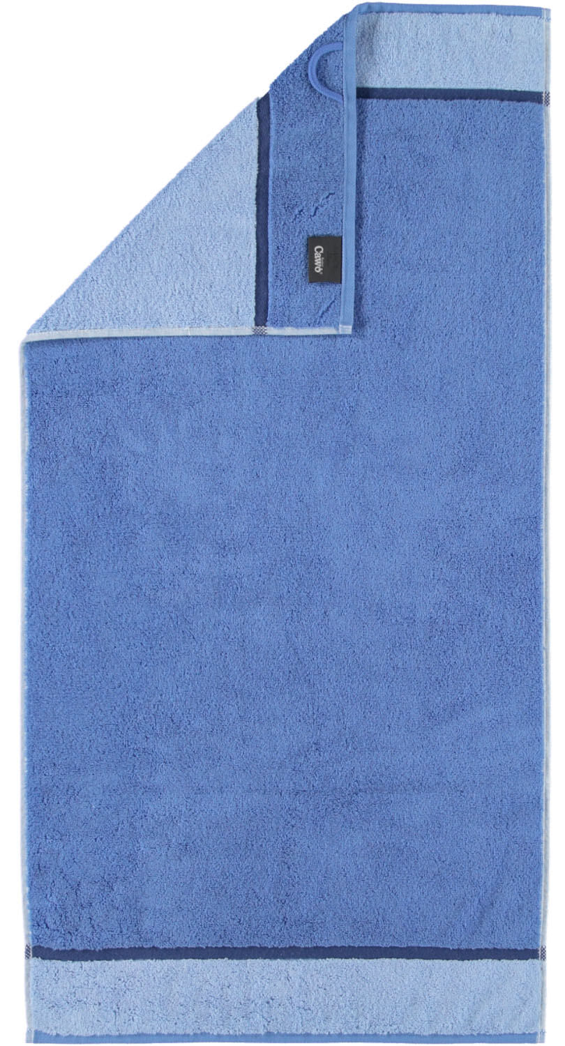 Махровое полотенце Riva Doubleface Blau