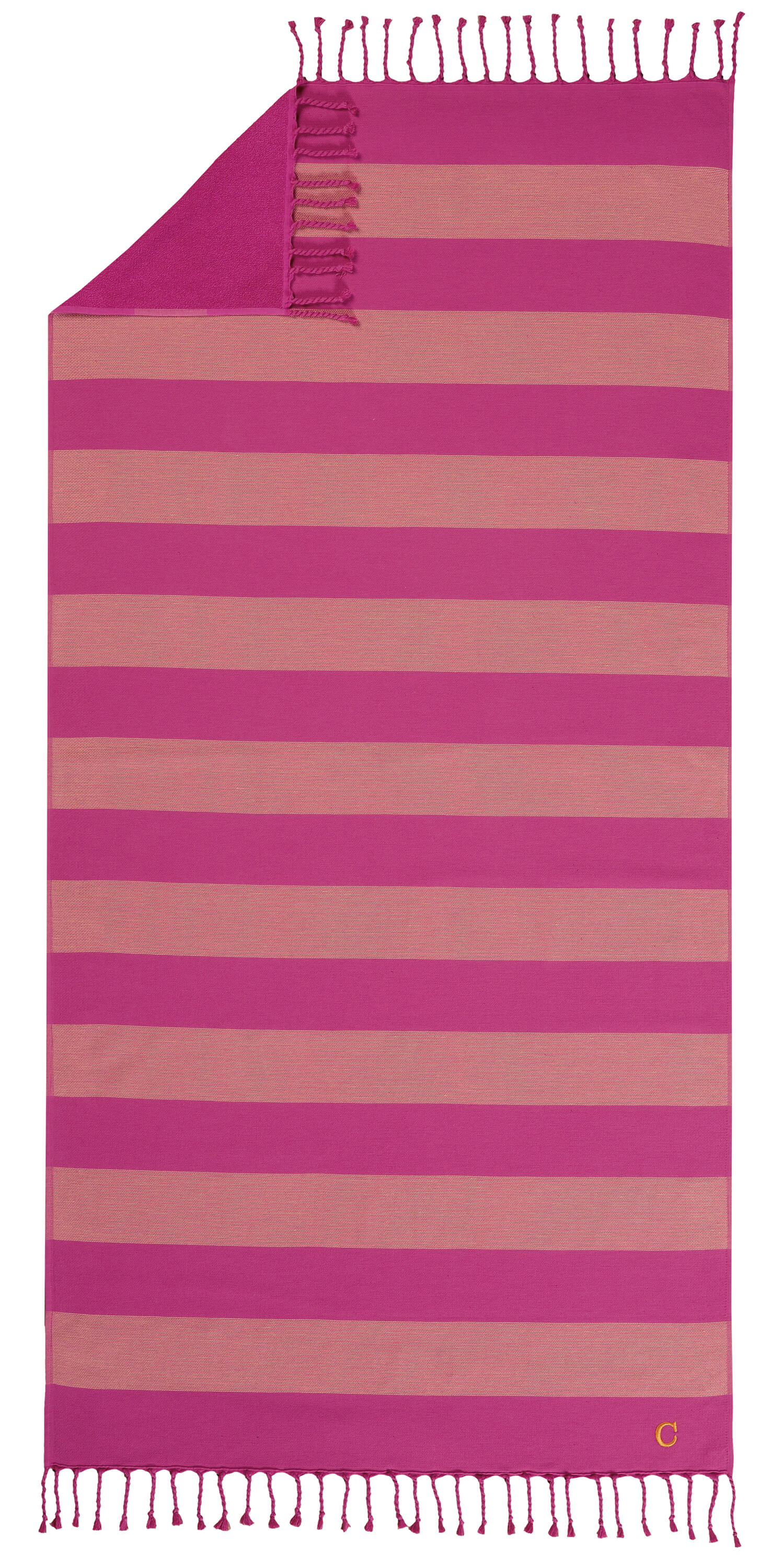 Пляжное полотенце Hamam Stripes Pink