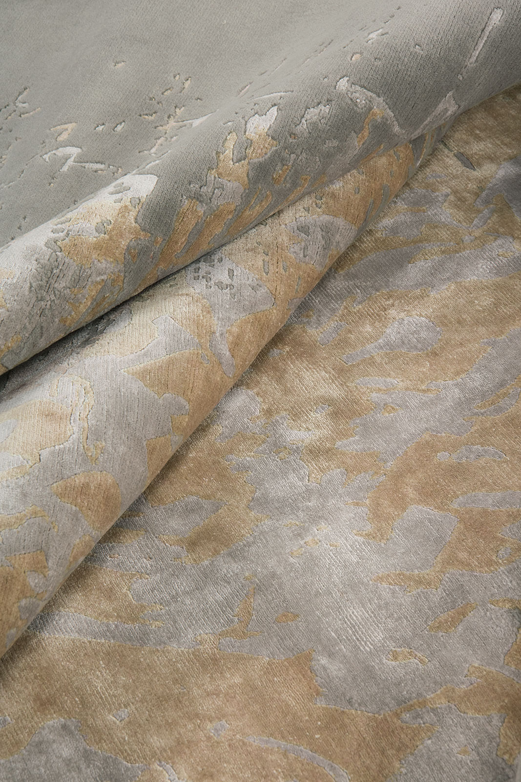 Французский ковер Abaya Stamp Champagne | Размер: 210 x 210 см