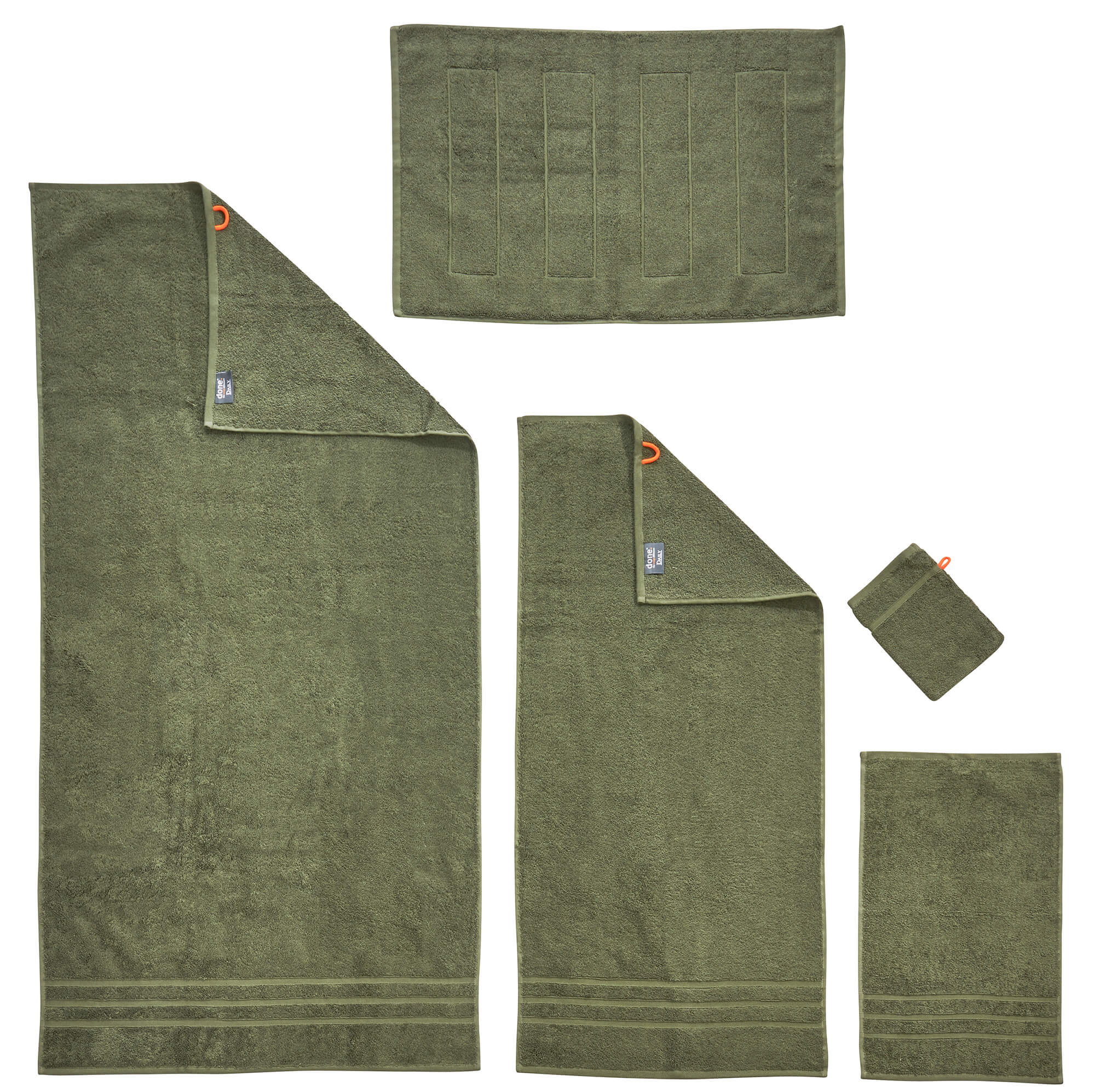 Полотенце махровое Daily Uni Khaki ☞ Размер: 50 x 100 см
