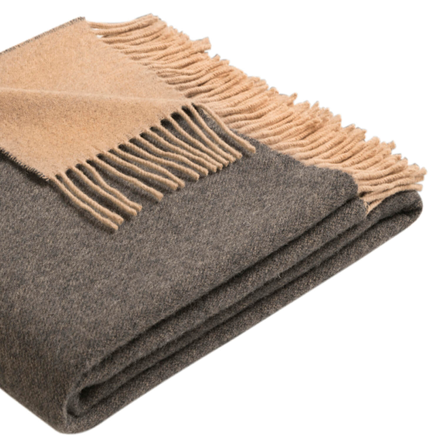 Плед Cashmere Anthrazit Camel