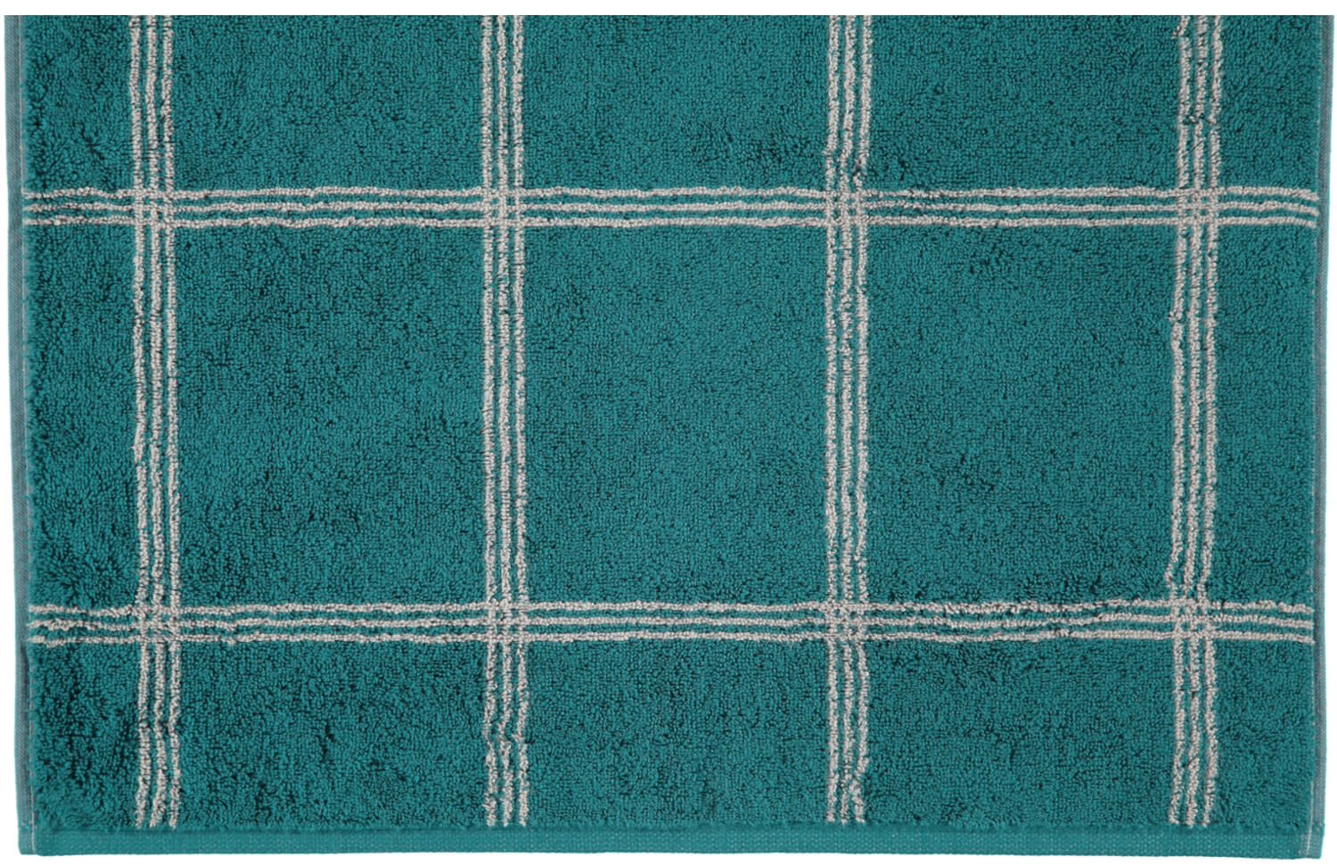 Банное полотенце Two-Tone Grafic Smaragd ☞ Размер: 50 x 100 см