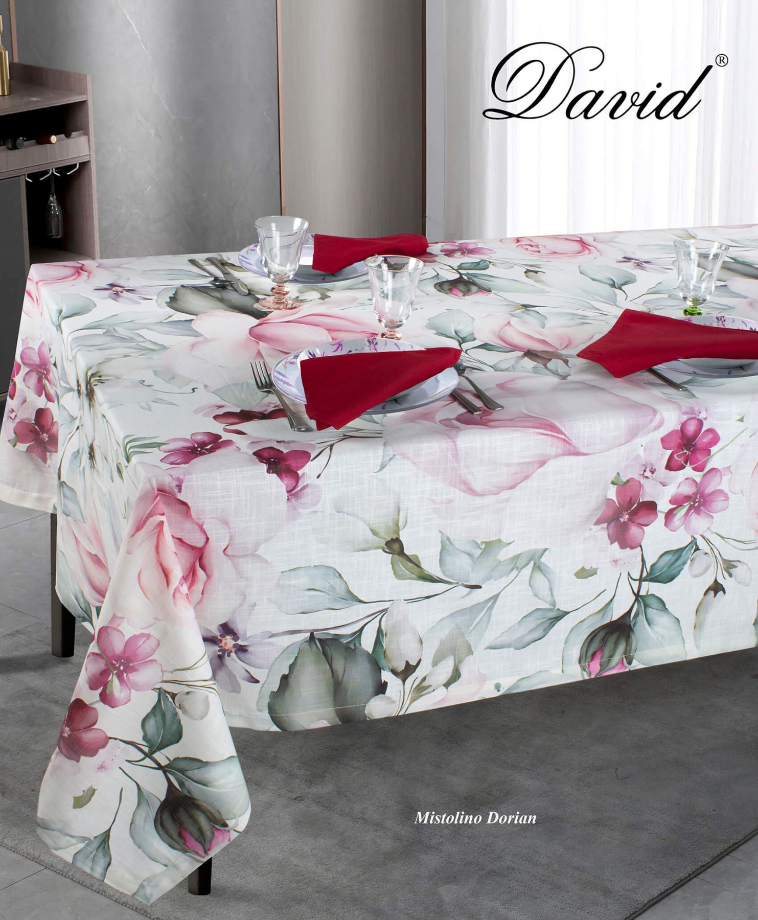 Скатертина на стіл Dorian Red