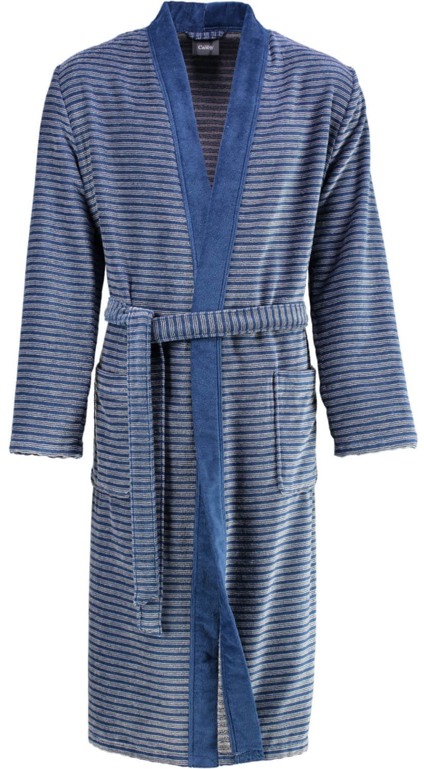 Мужской халат Cawo Kimono Blau (2844) ☞ Размер: 52