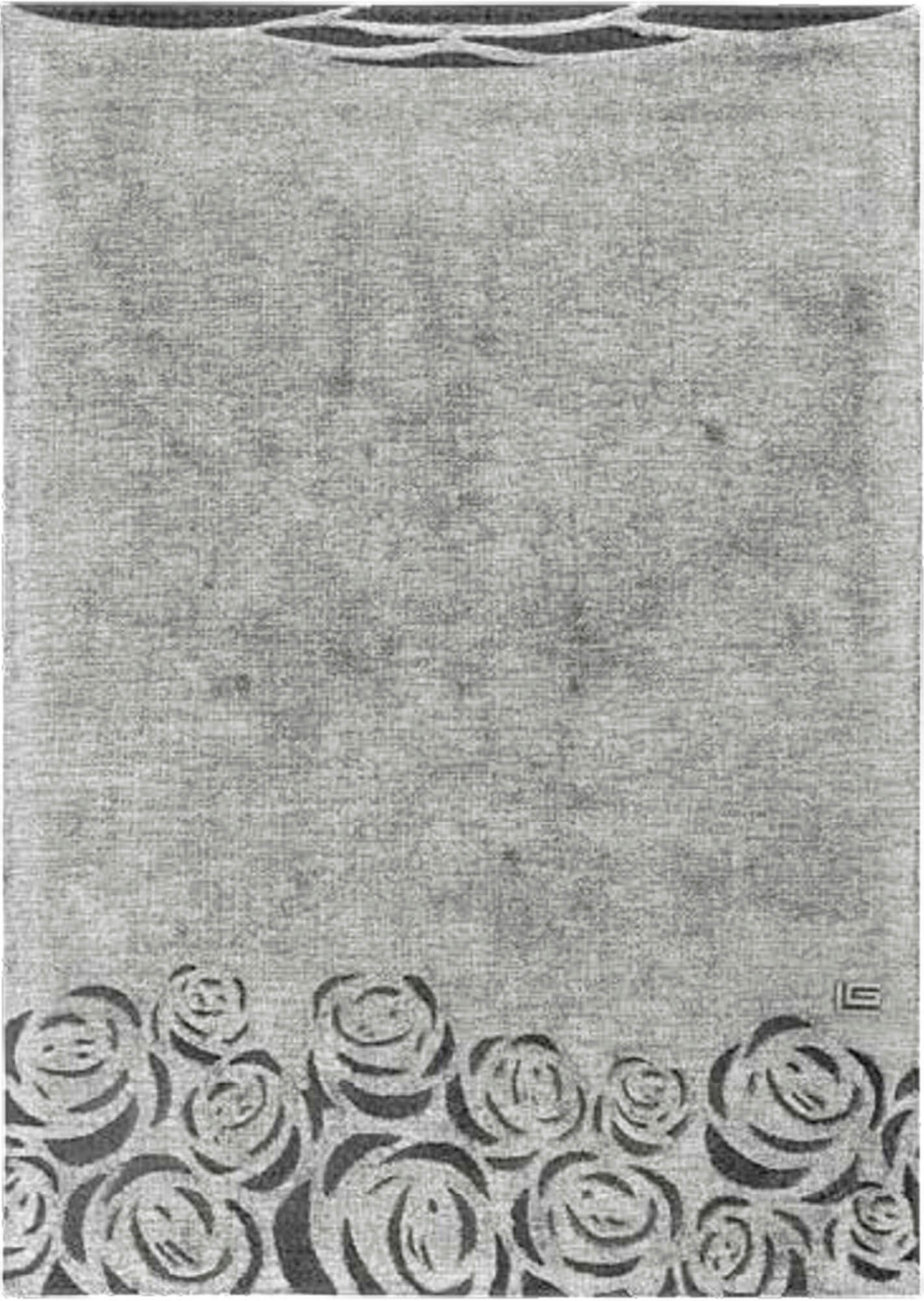 Оригинальный ковер Leather Rose Silver
