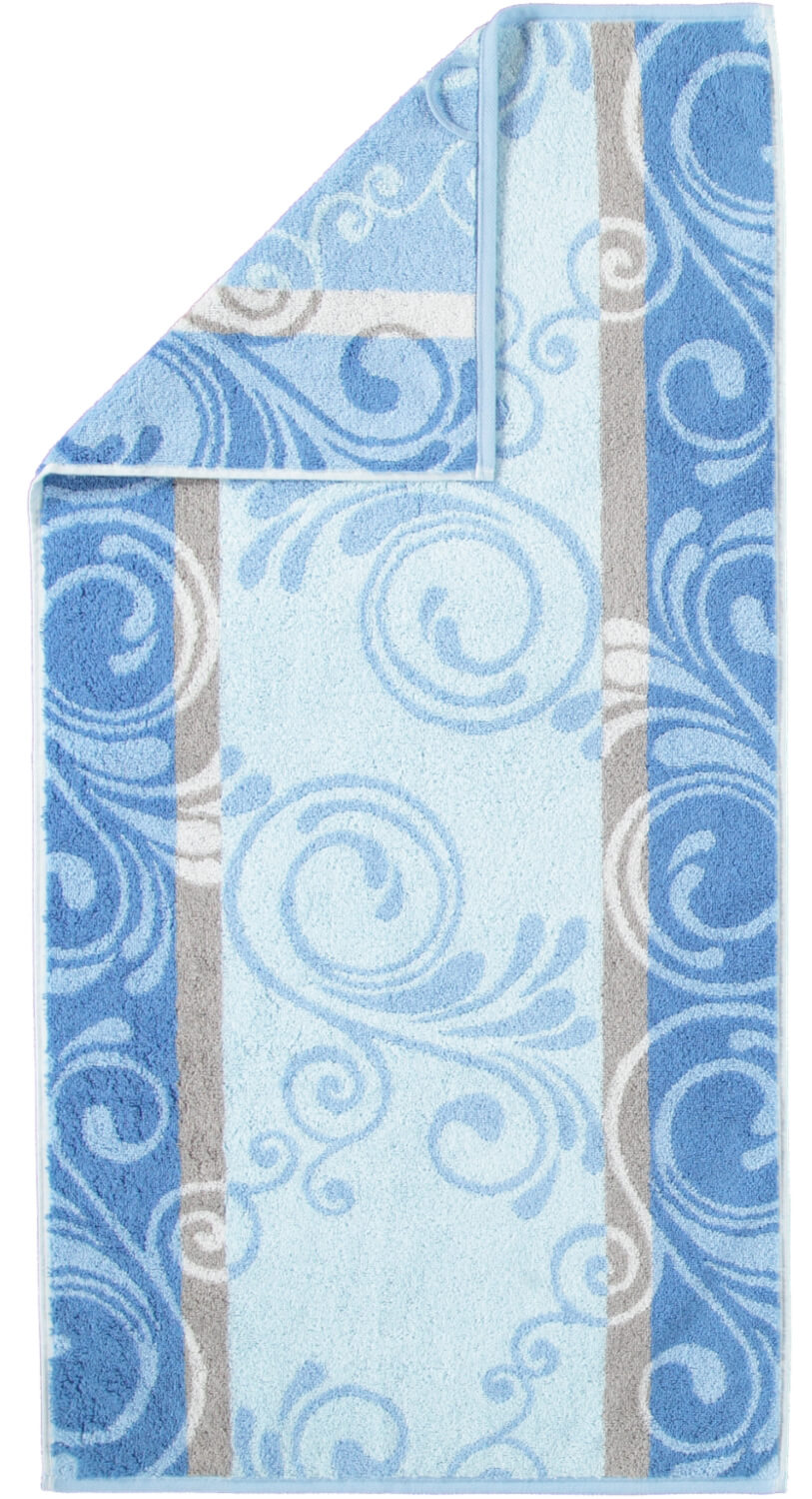 Полотенце из 100% хлопка Florentine Ornament Blau (196-11)