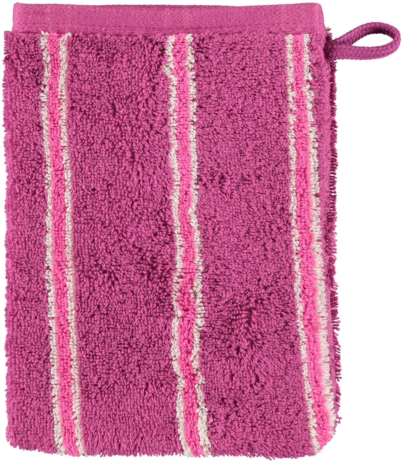 Махровое полотенце Polo Stripes Purpur