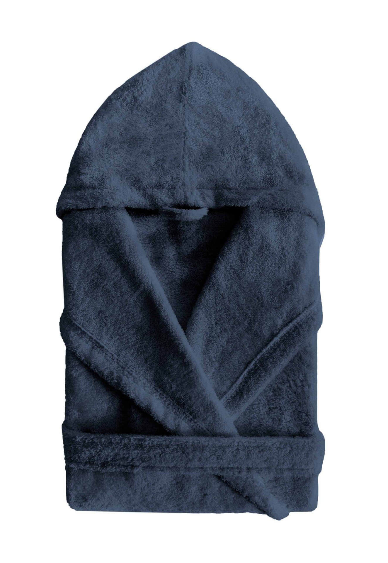 Махровый халат New Plus Dark Denim ☞ Размер: L
